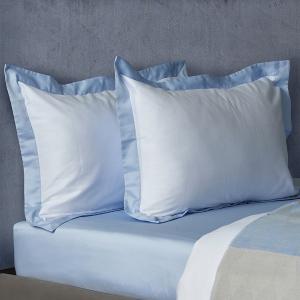 線上特賣｜【寬庭】義大利經典寢飾四件式｜ 派翠克 白+晶采藍