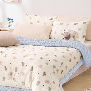 【DUYAN 竹漾】Heat Fi 豆豆絨大豆抗菌冬被 / 150x200cm /  小羊夢境