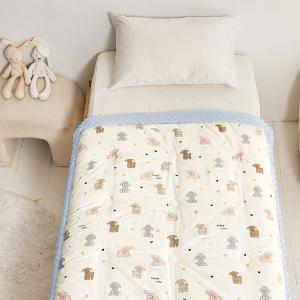 【DUYAN 竹漾】Heat Fi 兒童 精梳棉豆豆安撫被 冬被/ 120x150cm / 小羊夢境