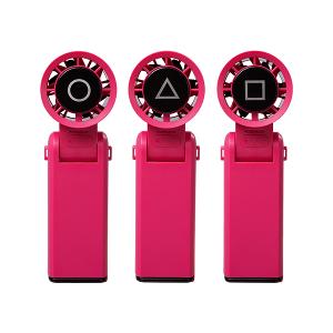 BIGGER 魷魚遊戲 COCOLD冰感摺疊製冷風扇 附掛繩 附吊飾盲袋