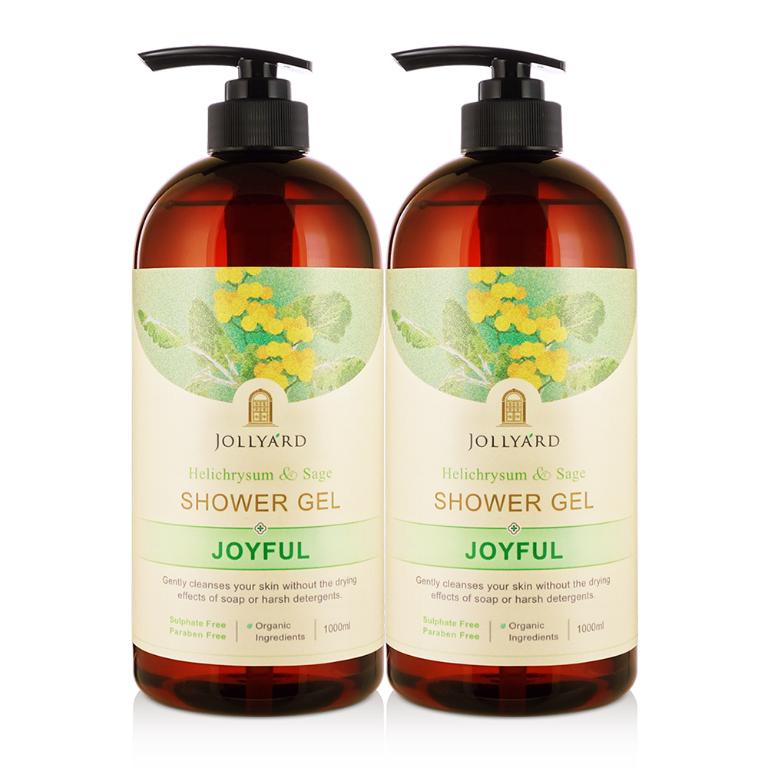潔麗雅 蠟菊&鼠尾草舒活沐浴露 1000ml x二瓶