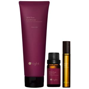 O`right 歐萊德 曠野玫瑰護髮素250mL+曠野玫瑰護髮油10mL+曠野玫瑰香水11mL