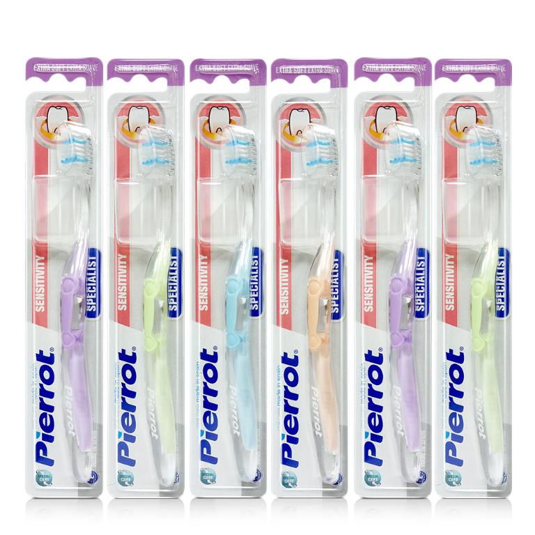 Pierrot立可樂 超軟毛牙刷 六支