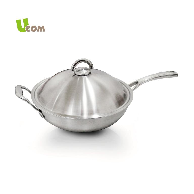 UCOM新都會多層複合炒鍋單柄36cm #UC-W36H316