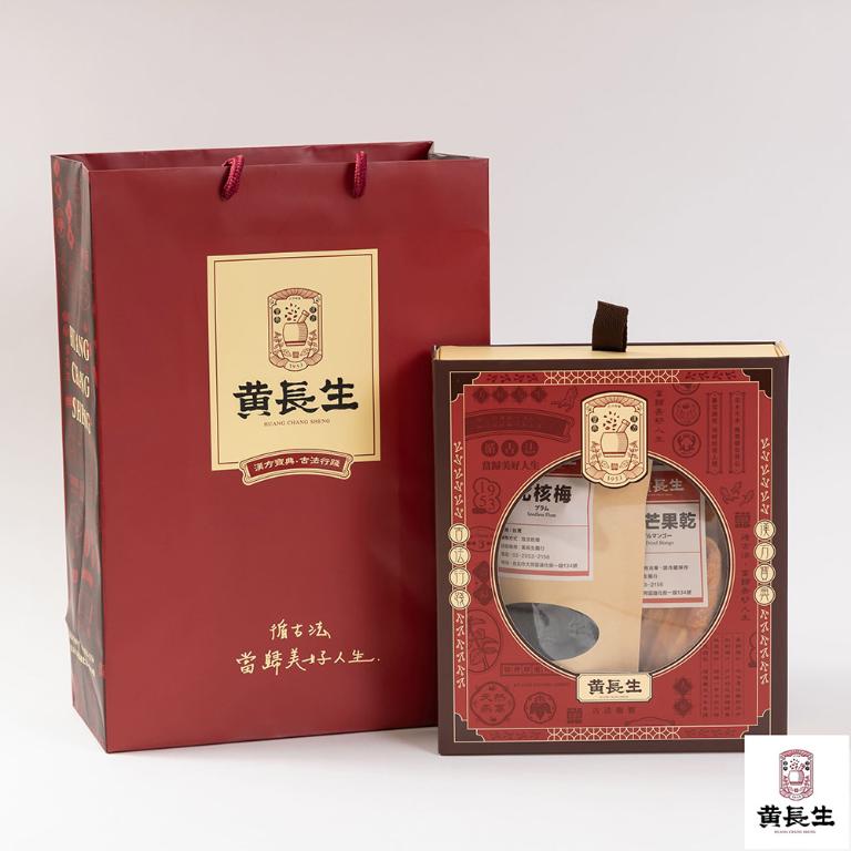 【黃長生】黃長生 梅芒樂活 果乾禮盒
