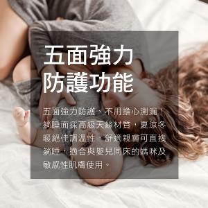 【美國寢之堡】 ICE西班牙天絲枕頭+床包式保潔墊 - 加大