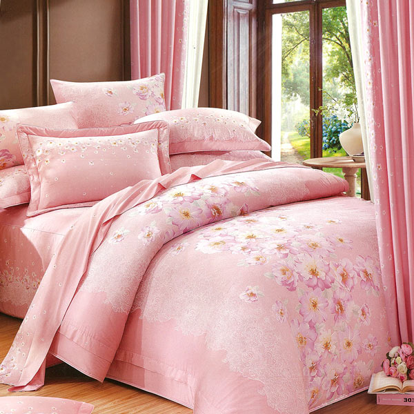 【DUYAN 竹漾】雙人/加大 - 七件式床罩 / 40支精梳棉 / 季夢凝蕊 台灣製