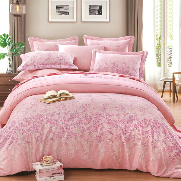 【DUYAN 竹漾】雙人/加大 - 七件式床罩 / 40支精梳棉 / 櫻花舞曲 台灣製