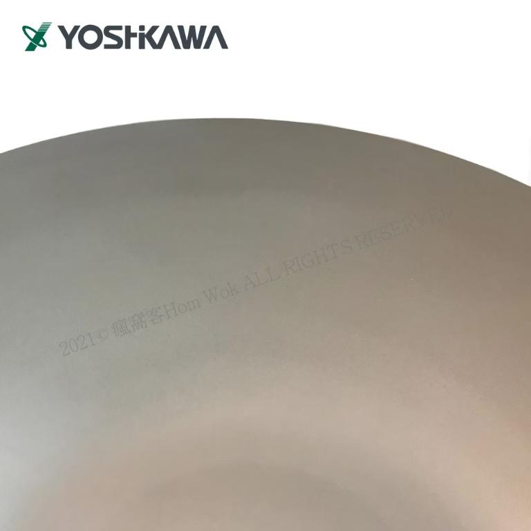 【YOSHIKAWA吉川】日本超輕純鈦炒鍋33cm(送強化玻璃鍋蓋)日本製 3810055