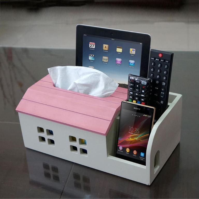 鄉村趣古木調加強版電線收納盒