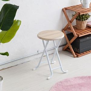 古木調復古風格折合椅凳(二入)
