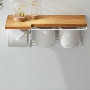 北歐風衛浴捲筒衛生紙收納架壁面置物架