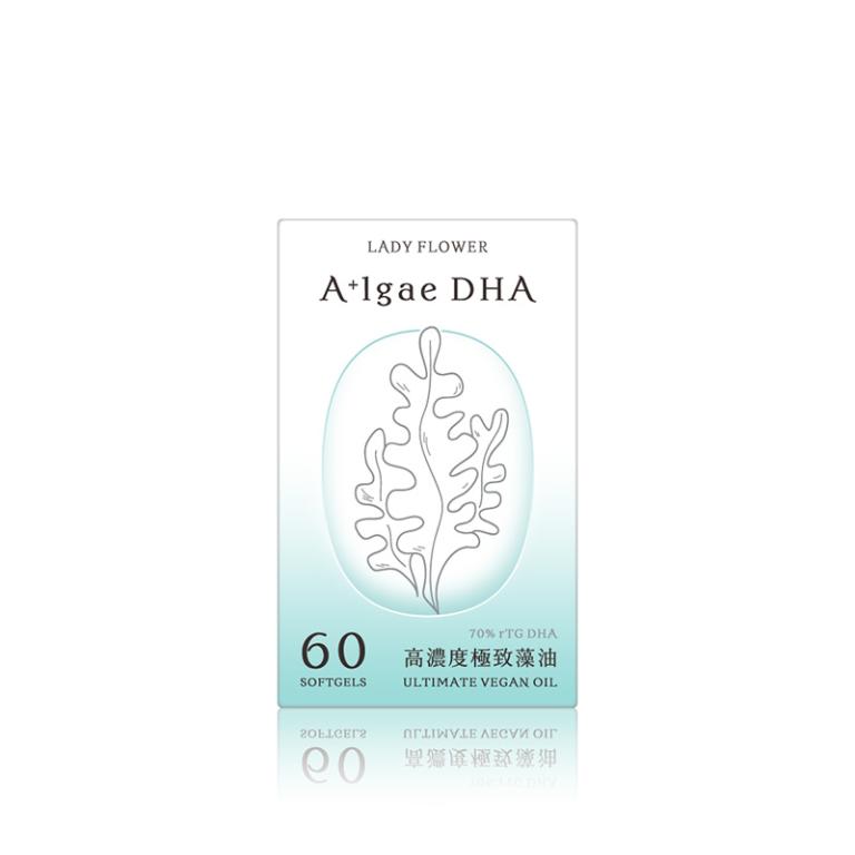 LADY FLOWER 70% DHA 極致藻油(60顆/盒)