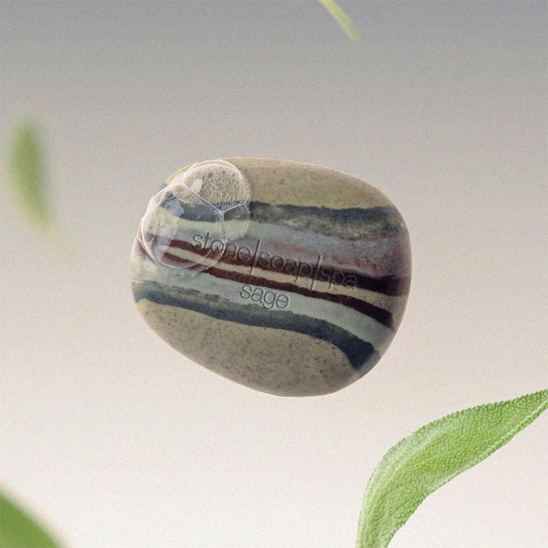 草木初醒 鵝卵石香氛輕柔磨砂皂 068