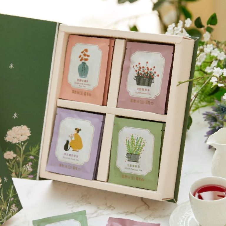 【喜憨兒】恬靜花園禮盒(A) I 花草茶 I 伴手禮