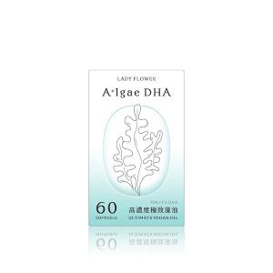 LADY FLOWER 70% DHA 極致藻油(60顆/盒)