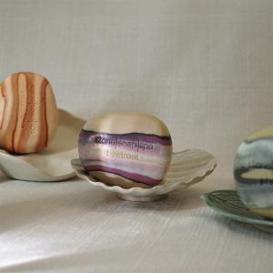 暮山紫沉 鵝卵石香氛輕柔磨砂皂 472