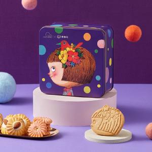 【喜憨兒】完美小孩聯名鐵盒-幸福版(紫色) I 手工餅乾 I 伴手禮