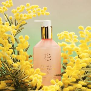 Laline 櫻花&含羞草 香氛泡泡沐浴露350ml