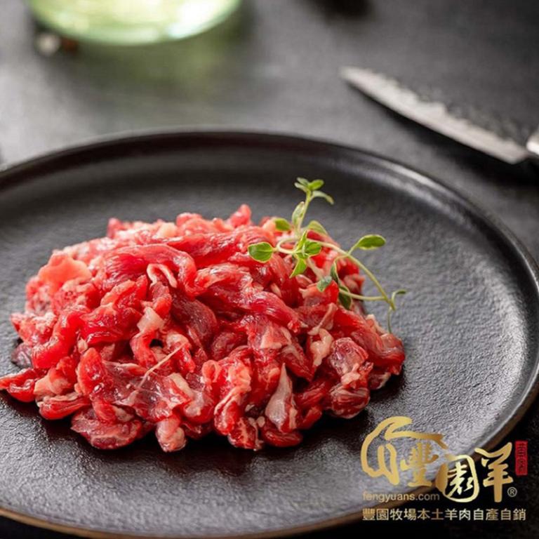 豐園羊牧場 嫩肩羊肉絲 100g