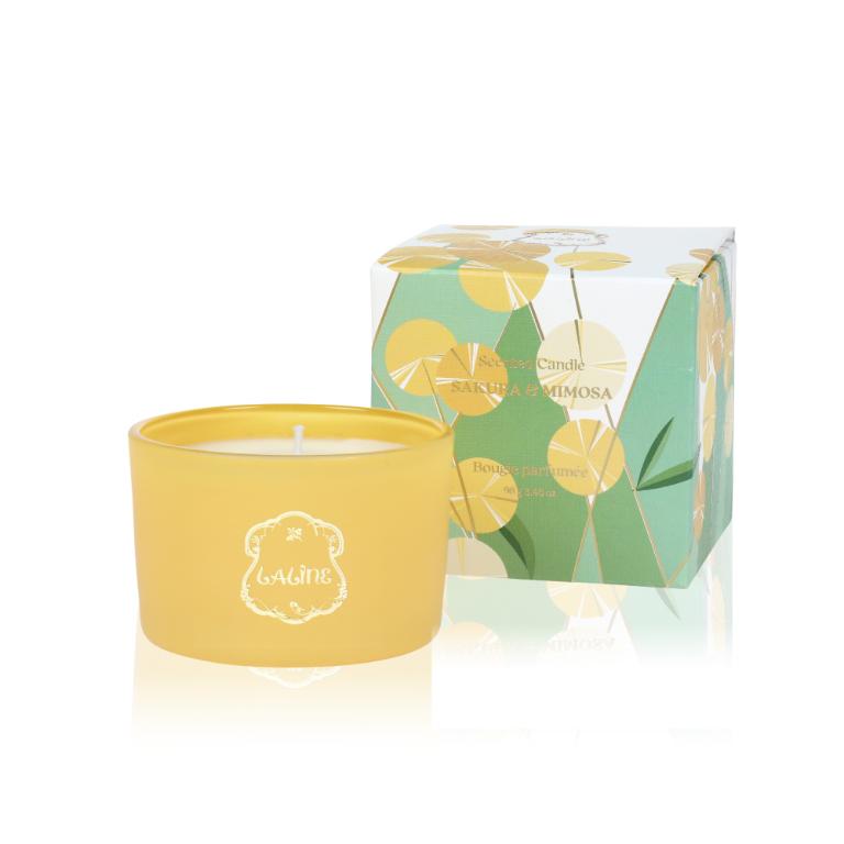 Laline 櫻花&含羞草香氛蠟燭 98g