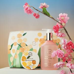 Laline 櫻花&含羞草化妝包