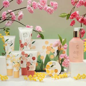 Laline 櫻花&含羞草 身體磨砂膏 240ml