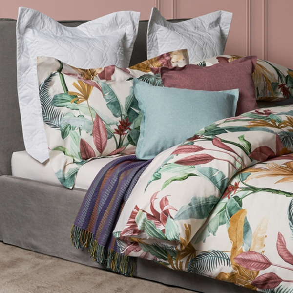 【寬庭】葡萄牙進口寢飾四件式｜絢麗雨林 雙人