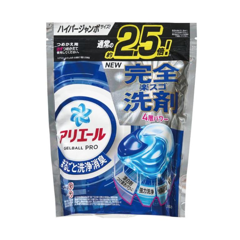 【箱購】P&G 4D立體洗衣球補充包-抗菌淨白28顆 x10包 (11/24起依訂購順序出貨)