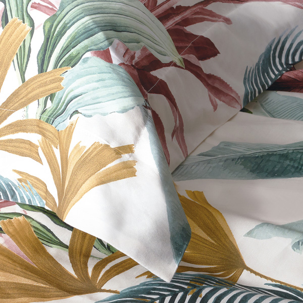 【寬庭】葡萄牙進口寢飾四件式｜絢麗雨林 雙人