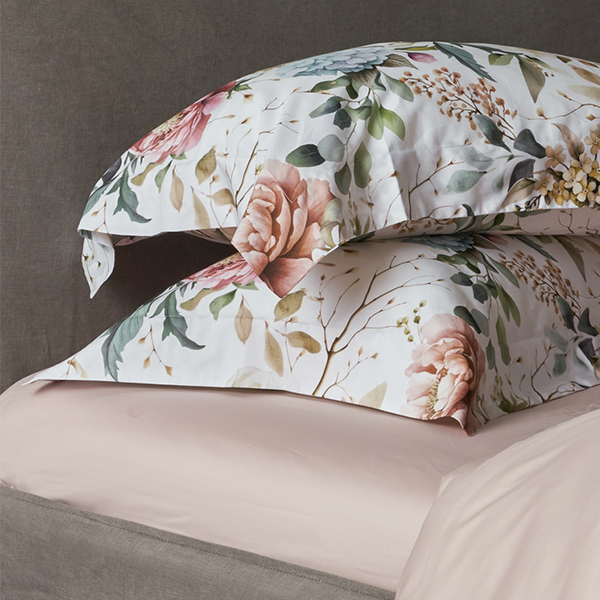 【寬庭】葡萄牙長纖棉寢飾四件式｜漫步沐冬 加大