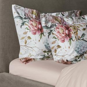 【寬庭】葡萄牙長纖棉寢飾四件式|漫步沐冬 加大