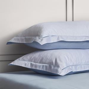 【寬庭】義大利進口棉寢飾四件式|荷菈 天使藍 加大