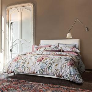 【寬庭】葡萄牙長纖棉寢飾四件式|漫步沐冬 加大