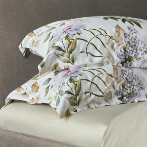 【寬庭】葡萄牙長纖棉寢飾四件式|仲花錦簇 加大