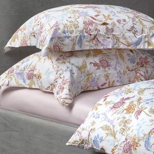 【寬庭】葡萄牙長纖棉寢飾四件式｜花漾植蘊 加大