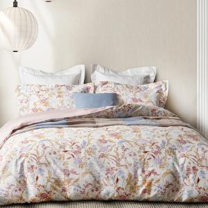 【寬庭】葡萄牙長纖棉寢飾四件式｜花漾植蘊 加大