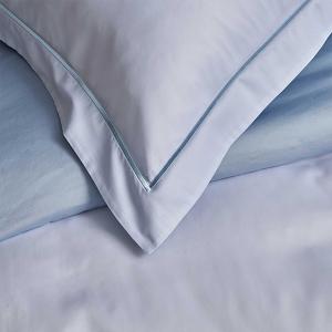 【寬庭】義大利進口棉寢飾四件式|荷菈 天使藍 加大