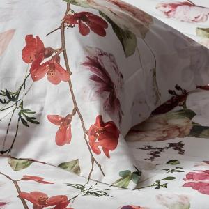 線上特賣｜【寬庭】葡萄牙長纖棉寢飾四件式｜瑰麗花園 雙人