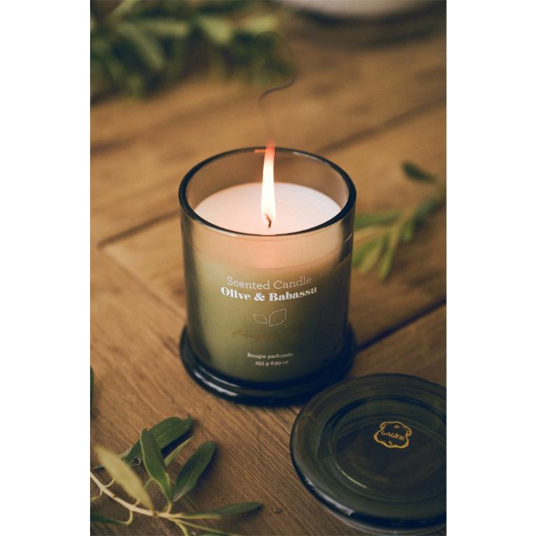 Laline 橄欖&巴巴蘇 香薰蠟燭 255g