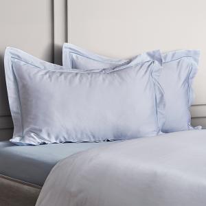 【寬庭】義大利進口棉寢飾四件式|荷菈 天使藍 加大