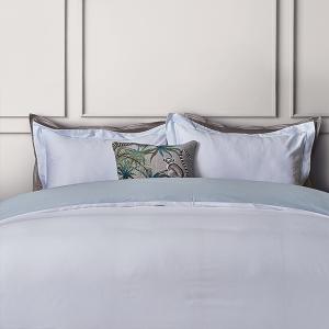 【寬庭】義大利進口棉寢飾四件式|荷菈 天使藍 加大