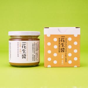 美好花生 100%花生醬經雙入組-(無加糖滑順+加糖滑順組) 附提袋