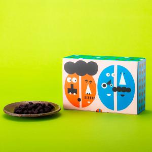 美好花生 鹹酥花生仁輕巧盒裝雙入組(台南選九號+黑金剛) 附提袋 10包/盒