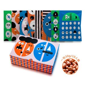 美好花生 鹹酥花生仁輕巧盒裝雙入組(台南選九號+黑金剛) 附提袋 10包/盒