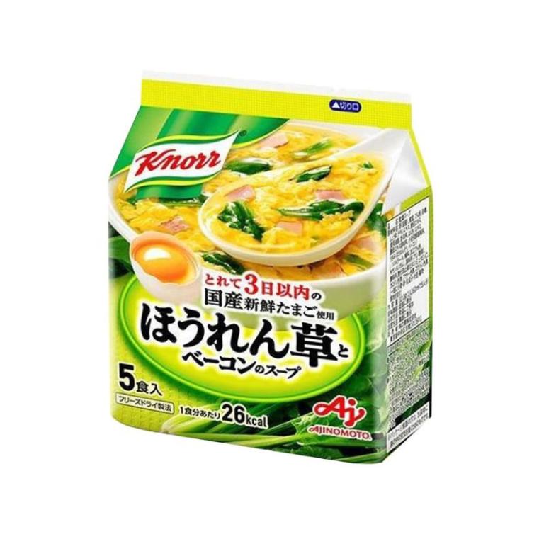味之素 沖泡菠菜培根湯 2包組 (5入/包)
