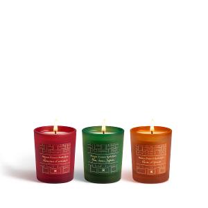 Trio of scented candles 3x75g
