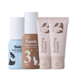 諾卡草本防蚊蟲噴霧+諾卡草本家庭防蚊蟲噴霧 + 諾卡草本秀秀霜 x 2