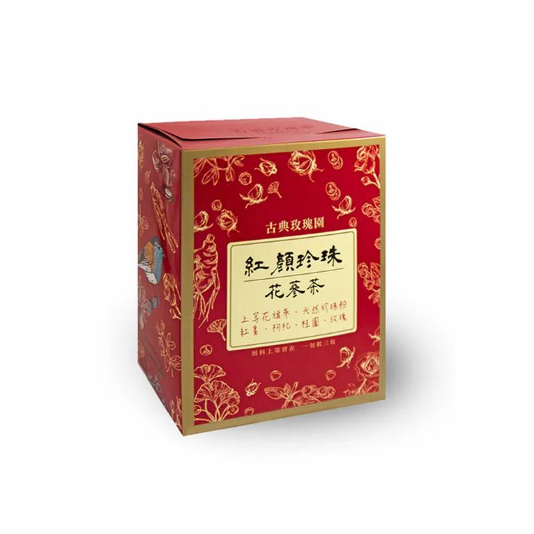 紅顏珍珠花蔘茶 10包/盒裝