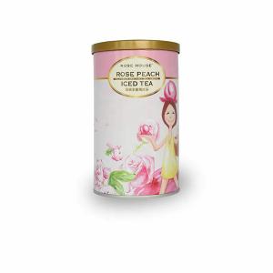 玫瑰水蜜桃風味冰茶 280g茶粉/罐裝